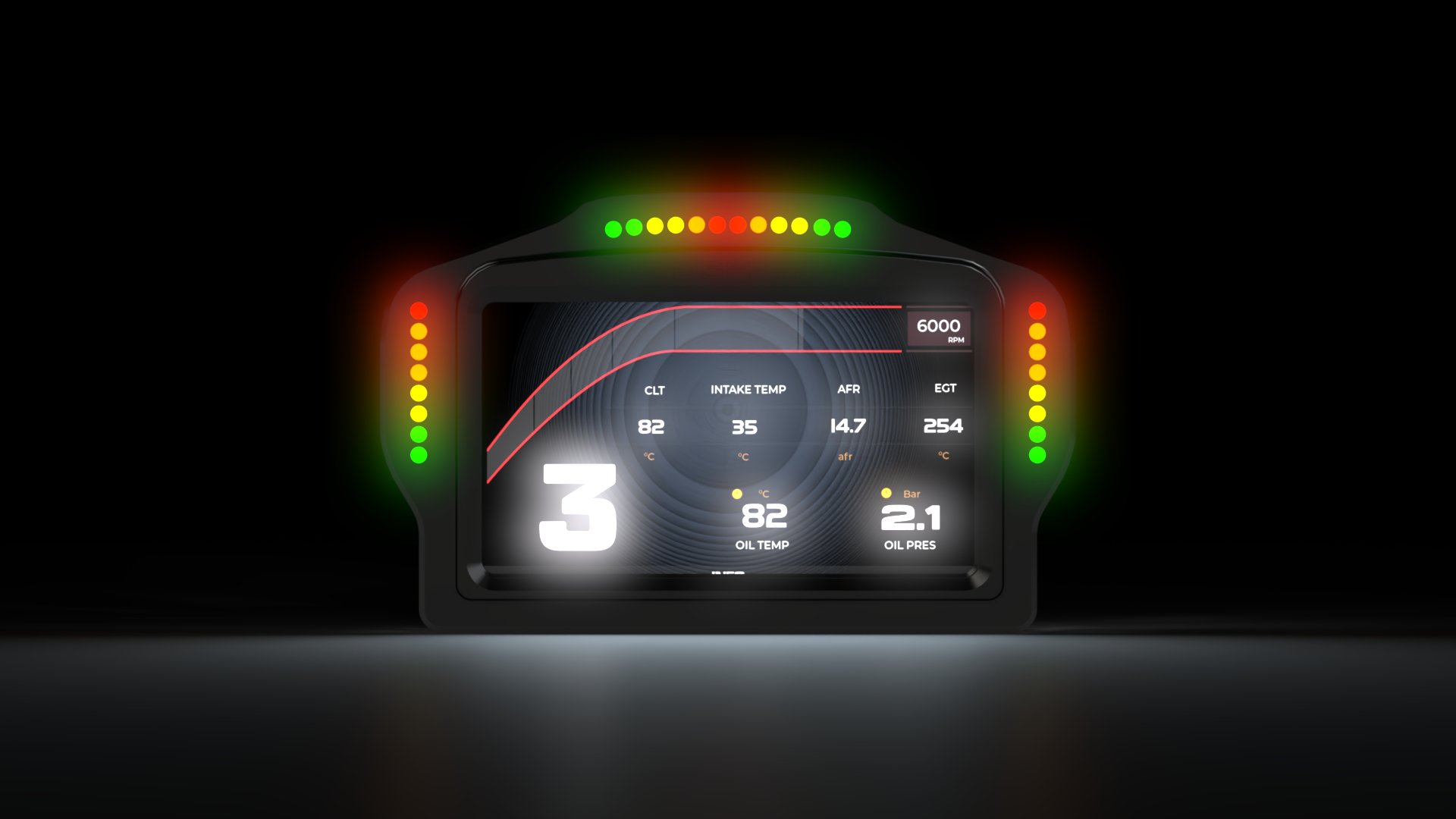 DSH-7 vista frontale