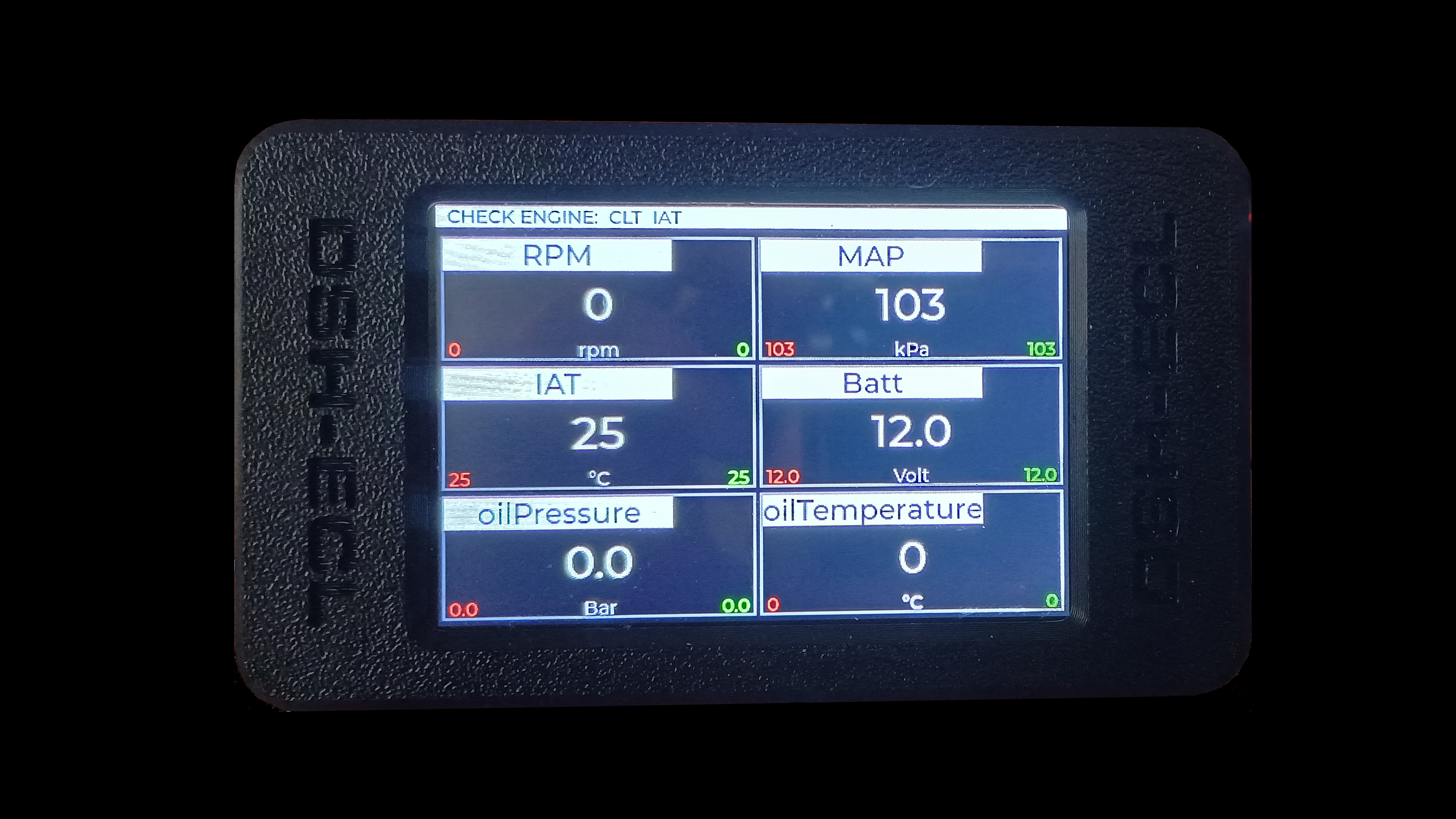DSH-ECL display acceso