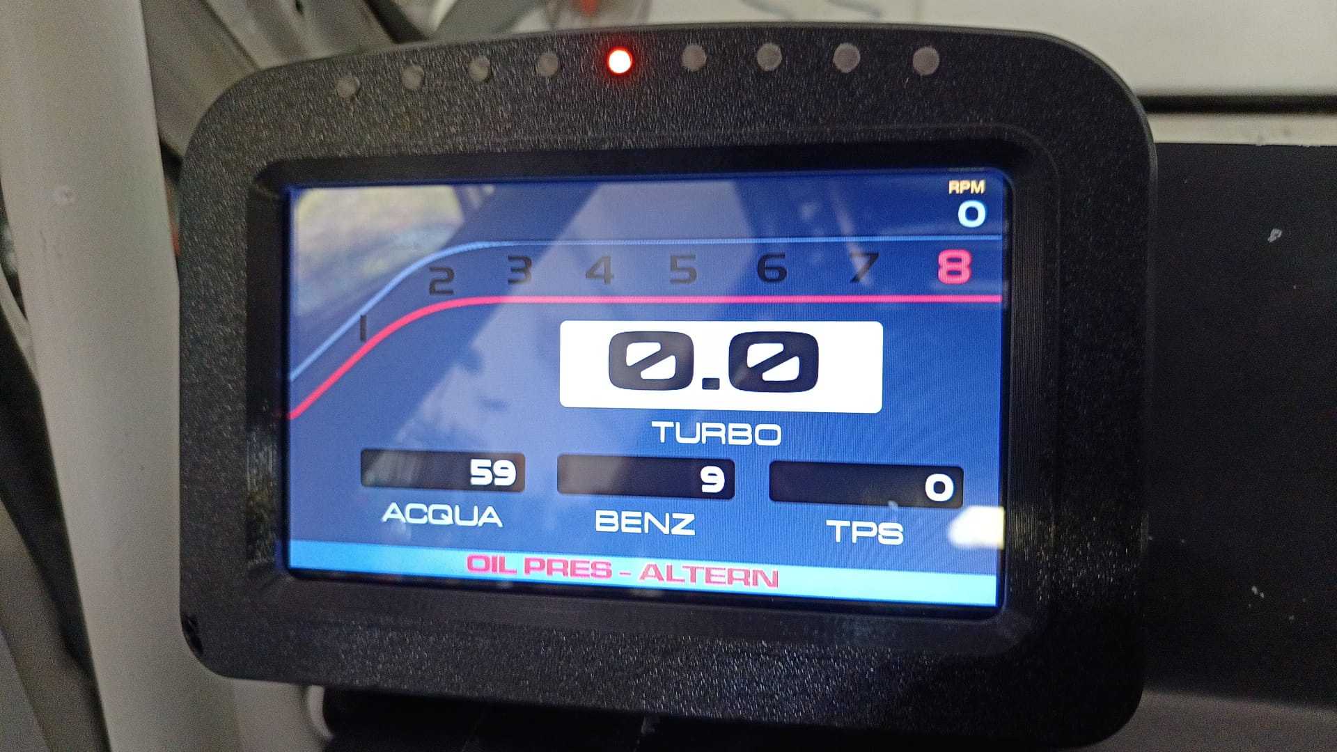 DSH-LX display acceso